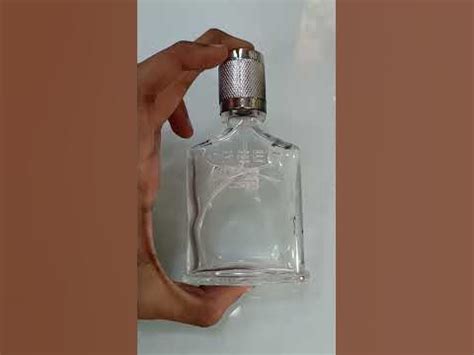 creed perfume empty bottle.